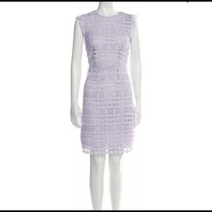 NWT Michael Michael Kors Lilac Lace Mini Dress Size 4